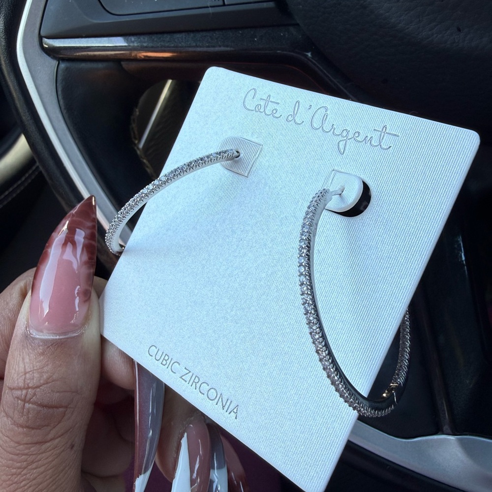 Silver Hoop Earrings